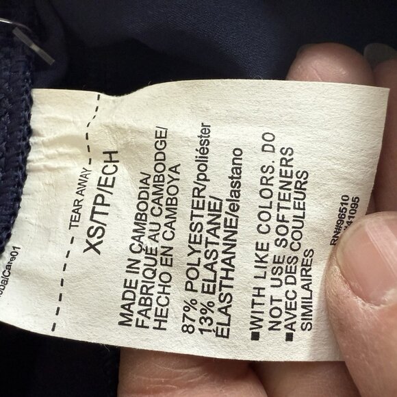 Under Armour Sport Woven Pants Womens XS Heatgear Navy Blue Jogger Run Gym NWT - Picture 9 of 12